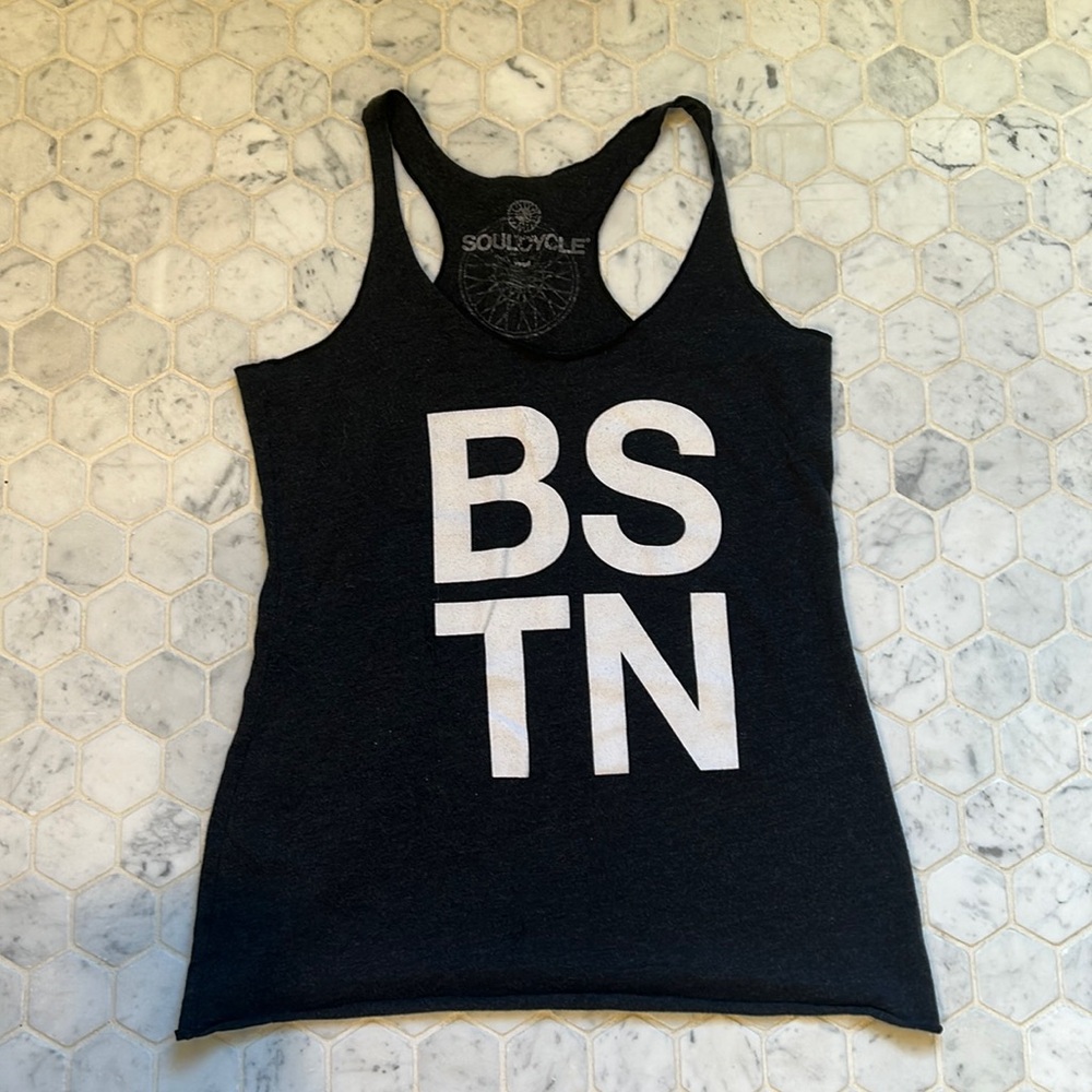 Boston soul cycle tank top
